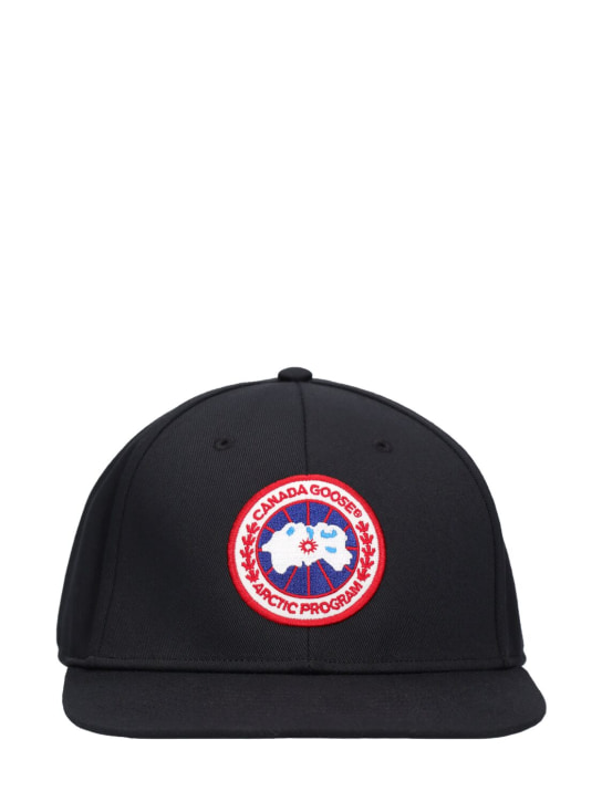 Canada Goose: Arctic baseball cap - Black - men_0 | Luisa Via Roma