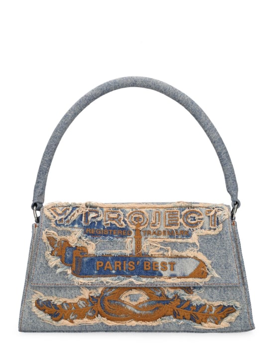 Y/PROJECT: Paris' Best shoulder bag - Vintage Ice Blu - women_0 | Luisa Via Roma