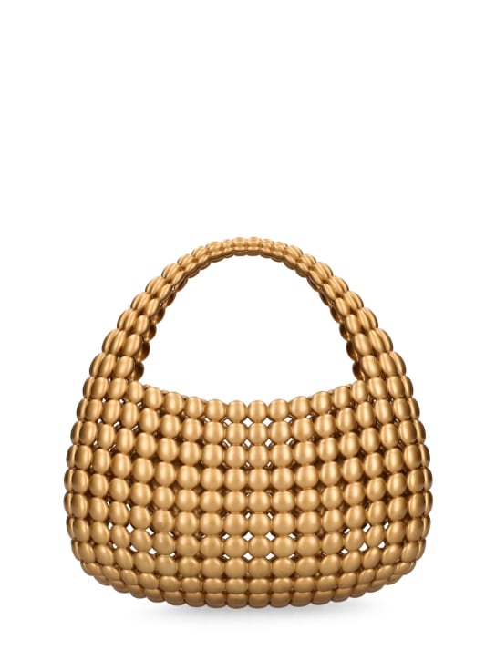 Gold Bubble Basket Handle Bag