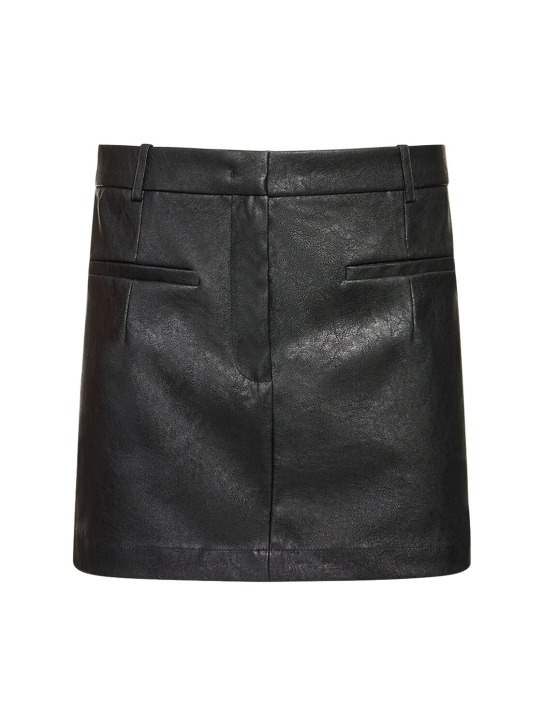 Designers Remix: Maya仿皮迷你短裙 - 黑色 - women_0 | Luisa Via Roma