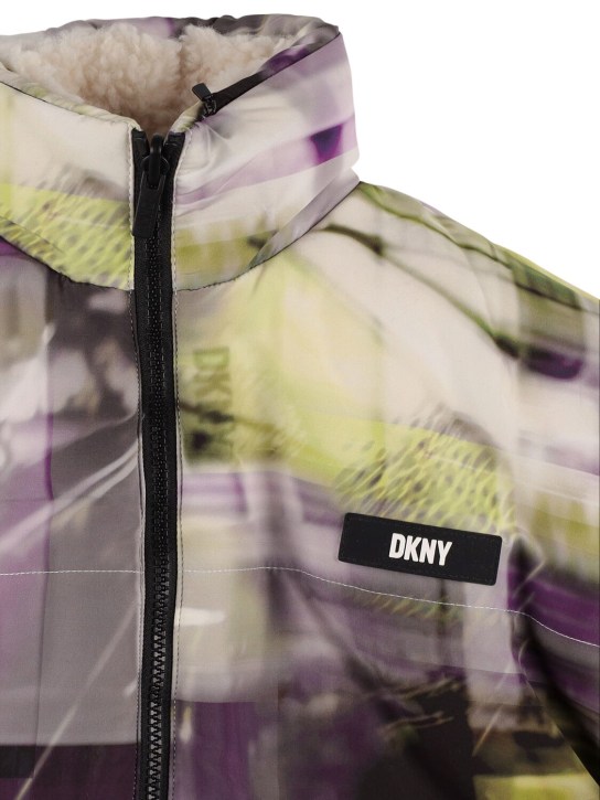 DKNY: Printed poly jacket - kids-girls_1 | Luisa Via Roma