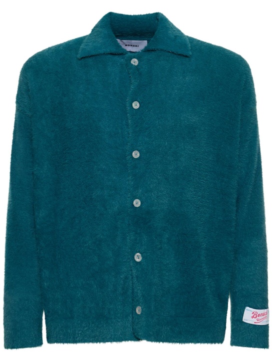 Bonsai: Regular版型针织衬衫 - 海洋蓝 - men_0 | Luisa Via Roma
