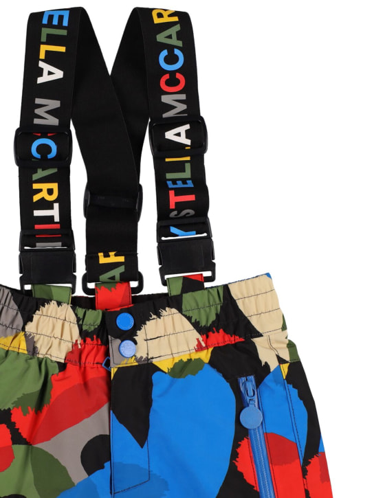 Stella Mccartney Kids: Pantalon de ski en nylon recyclé - Multicolore - kids-boys_1 | Luisa Via Roma