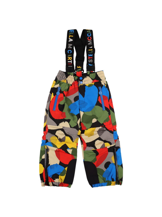 Stella Mccartney Kids: Recycled nylon puffer ski pants - Multicolor - kids-boys_0 | Luisa Via Roma