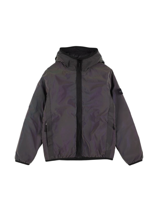 Hooded nylon puffer jacket Stone Island Boys Luisaviaroma