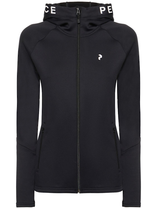 Peak Performance: Rider tech zip hoodie - women_0 | Luisa Via Roma