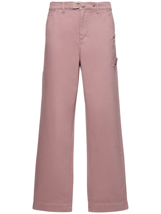Objects Iv Life: 27cm Baggy cotton denim jeans - Pink - men_0 | Luisa Via Roma