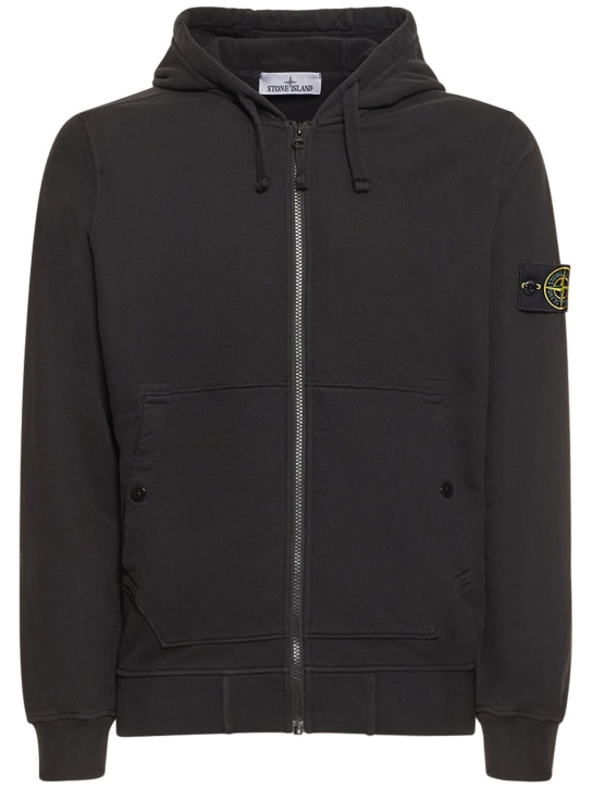 Hooded zip up sweatshirt Stone Island Men Luisaviaroma