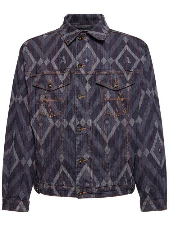 Louis Vuitton Printed Denim Jacket