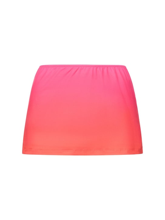 Gimaguas: Alba degradé jersey mini skirt - Pink/Multi - women_0 | Luisa Via Roma