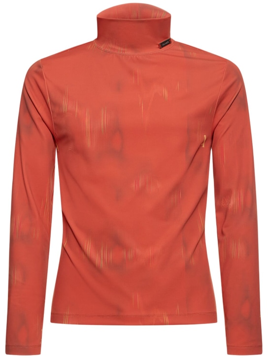 Ahluwalia: Kalonji ロールネックスウェットシャツ - レッド - men_0 | Luisa Via Roma