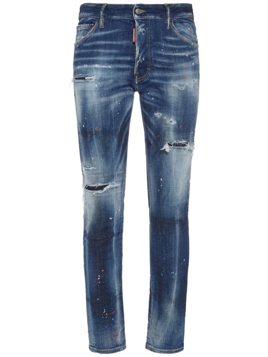 Dsquared2: Jeans aus Baumwolldenim „Cool Guy“ - Dunkelblau - men_0 | Luisa Via Roma