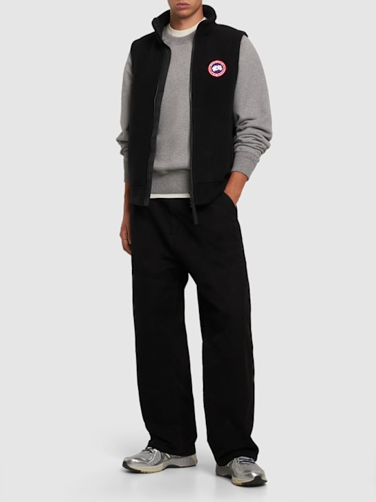 Canada Goose: Mersey wool blend vest - men_1 | Luisa Via Roma