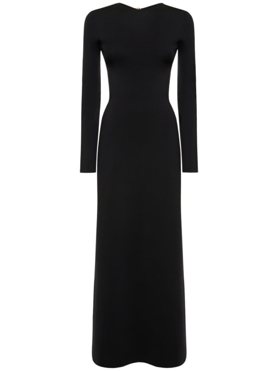 Galvan: Kettenstrickkleid „Vega“ - Schwarz - women_0 | Luisa Via Roma