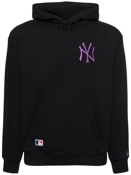 New Era: NY Yankees League Essentials hoodie - Black/Purple - men_0 | Luisa Via Roma