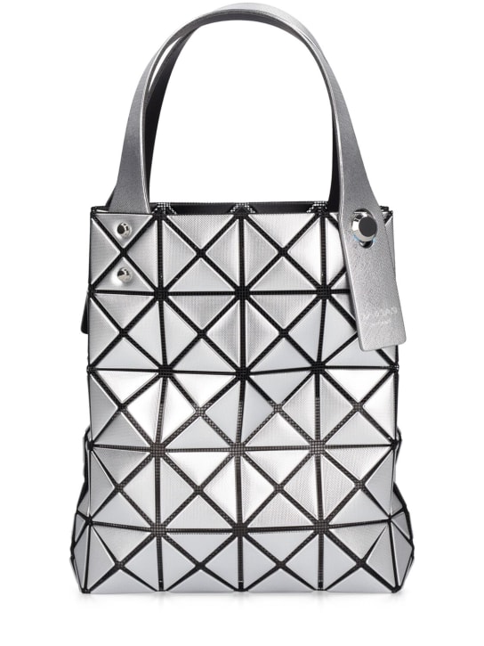 Bao Bao Issey Miyake: Platinum Coffret top handle bag - Silver - women_0 | Luisa Via Roma