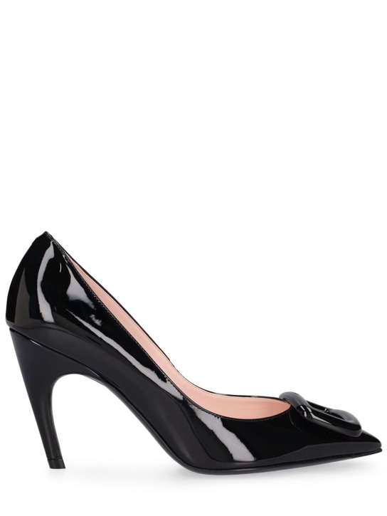 Roger Vivier: Zapatos de charol 85mm - Negro - women_0 | Luisa Via Roma