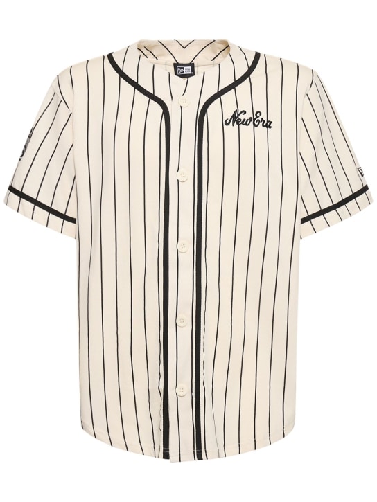 New Era Striped Jersey White T-Shirt