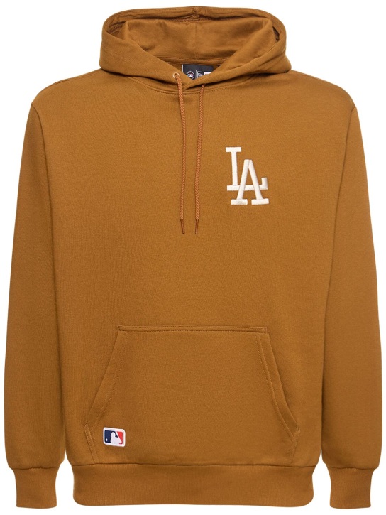 New Era: LA Dodgers League Essentials hoodie - Brown - men_0 | Luisa Via Roma