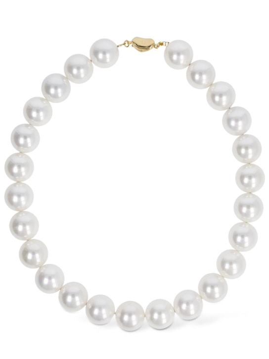 Timeless Pearly: Pearl statement necklace - Pearl - women_0 | Luisa Via Roma
