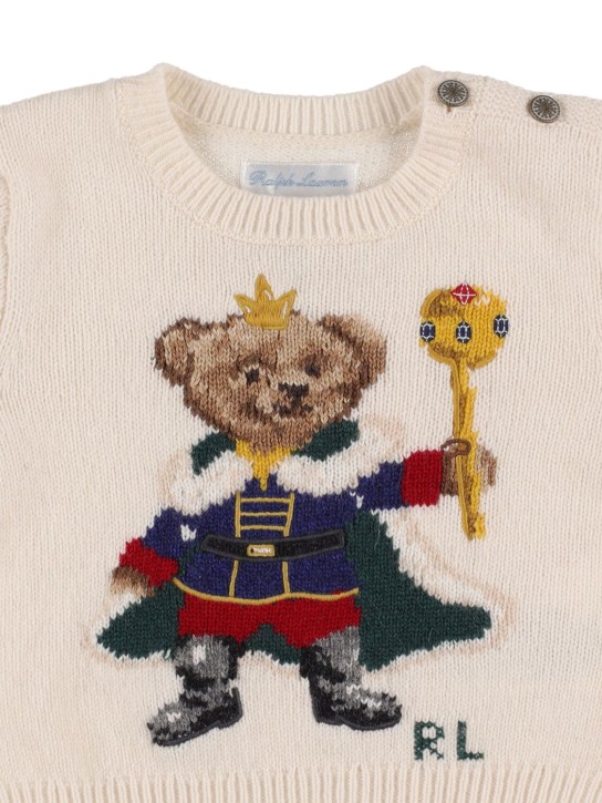 Ralph Lauren: Wool blend sweatshirt & sweatpants - kids-boys_1 | Luisa Via Roma