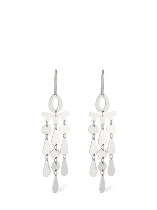 Isabel Marant: Malina drop earrings - Silver - women_0 | Luisa Via Roma