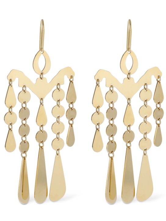 Isabel Marant: Malina drop earrings - Gold - women_0 | Luisa Via Roma