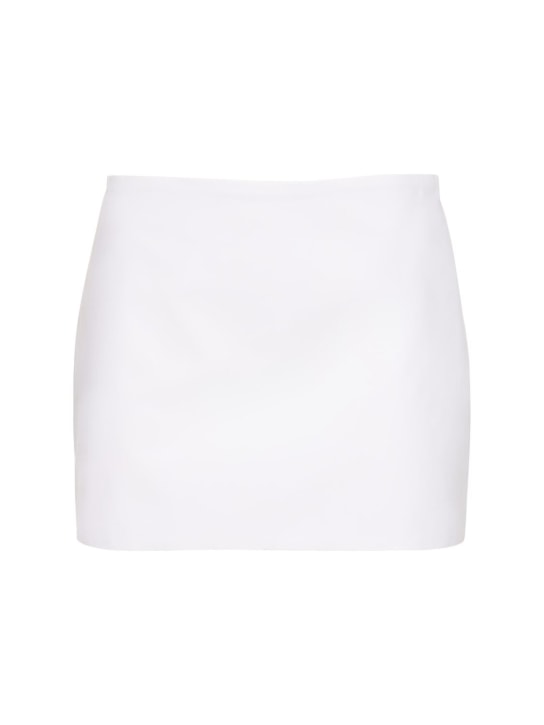 Interior: The Demi cotton mini skirt - White - women_0 | Luisa Via Roma