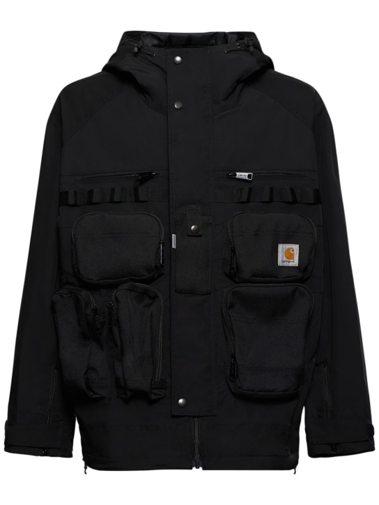 JUNYA WATANABE: Carhartt logo nylon jacket w/hood - men_0 | Luisa Via Roma