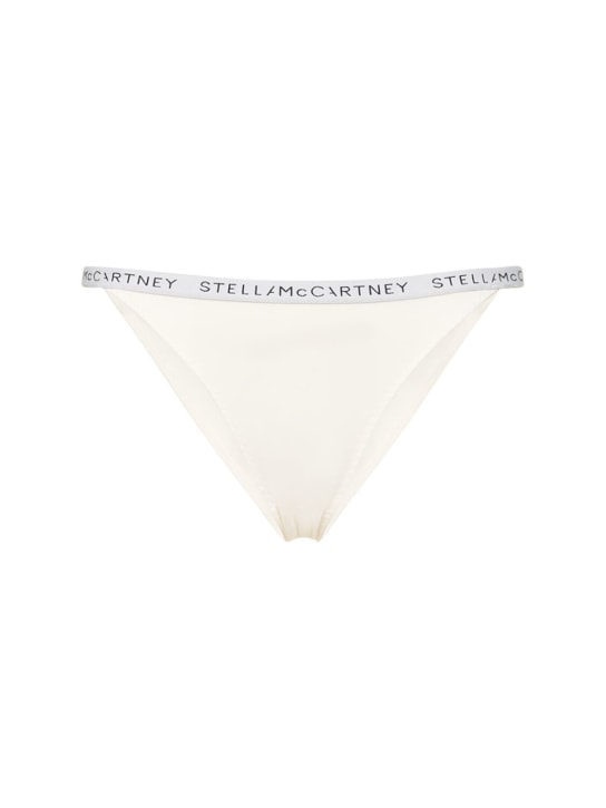 Stella McCartney: Slip aus Stretch-Baumwolljersey - Weiß - women_0 | Luisa Via Roma