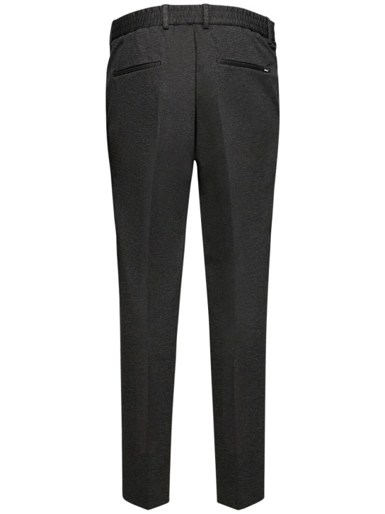 Boss: Genius tech jersey jogging pants - men_4 | Luisa Via Roma