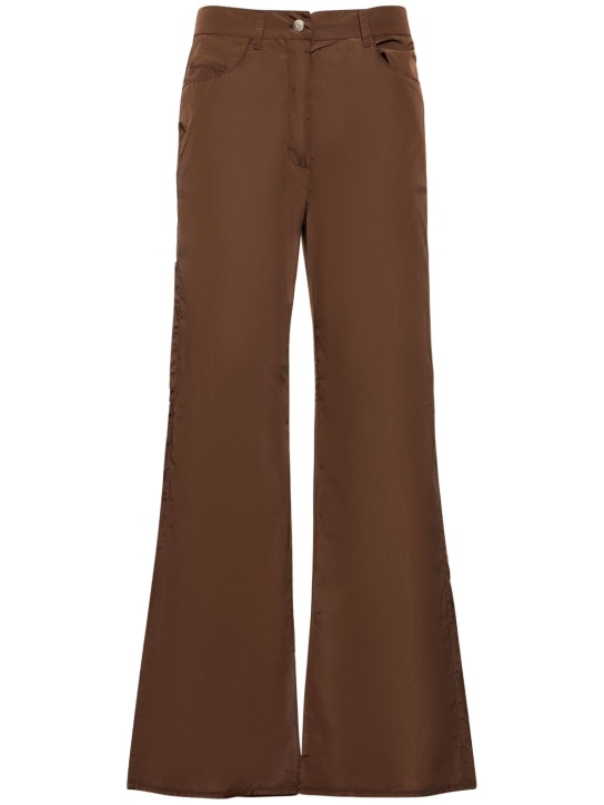 Saks Potts: Pantalones de nylon - Café - women_0 | Luisa Via Roma