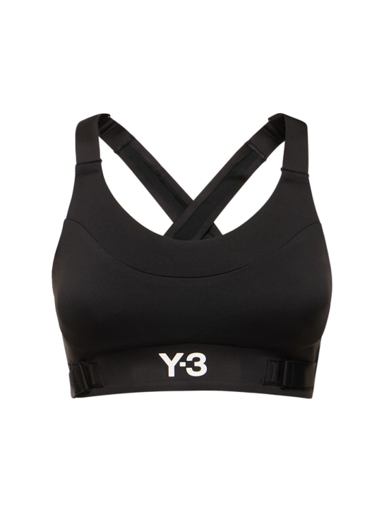 Y-3: Running运动内衣 - 黑色 - women_0 | Luisa Via Roma