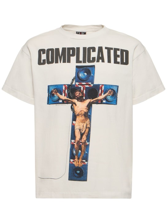 Saint Michael: Camiseta estampada - Blanco - men_0 | Luisa Via Roma