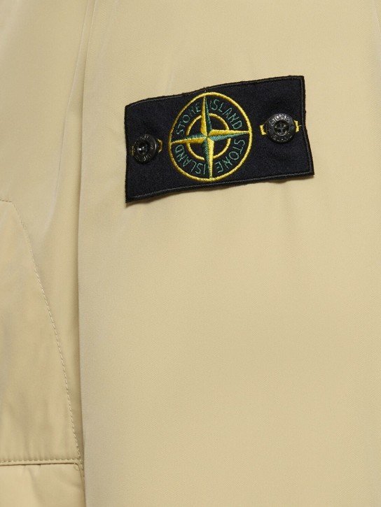 Stone Island: 마이크로 트윌 푸퍼 코트 - men_3 | Luisa Via Roma