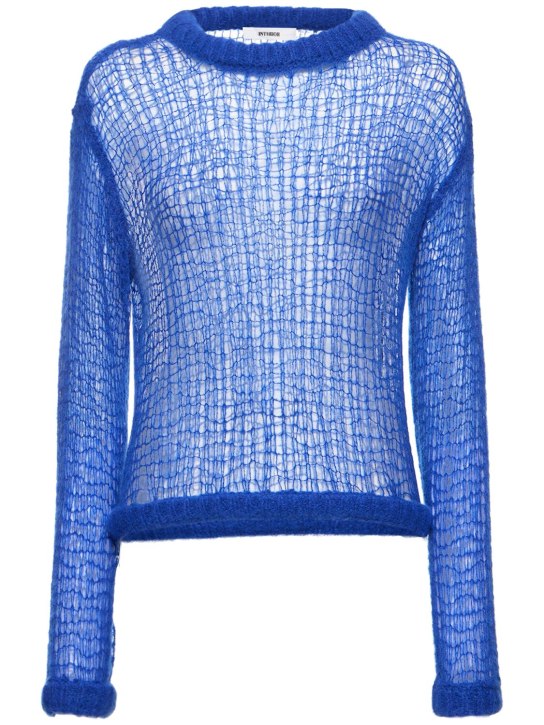 Interior: The Charlotte cotton blend sweater - Blue - women_0 | Luisa Via Roma