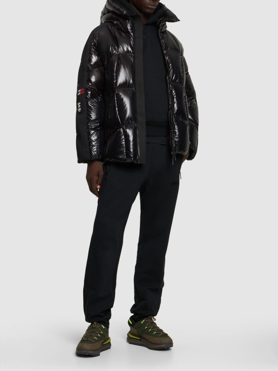 Moncler Genius: Moncler x Adidas Beiser羽绒服 - 黑色 - men_1 | Luisa Via Roma