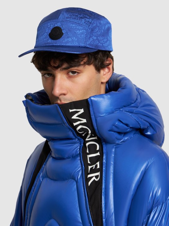 Moncler Genius: Cappello baseball Moncler x adidas in nylon - Shiny Blue - men_1 | Luisa Via Roma