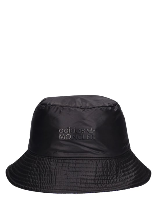 Moncler Genius: Moncler x adidas tech bucket hat - Black/Blue - men_0 | Luisa Via Roma