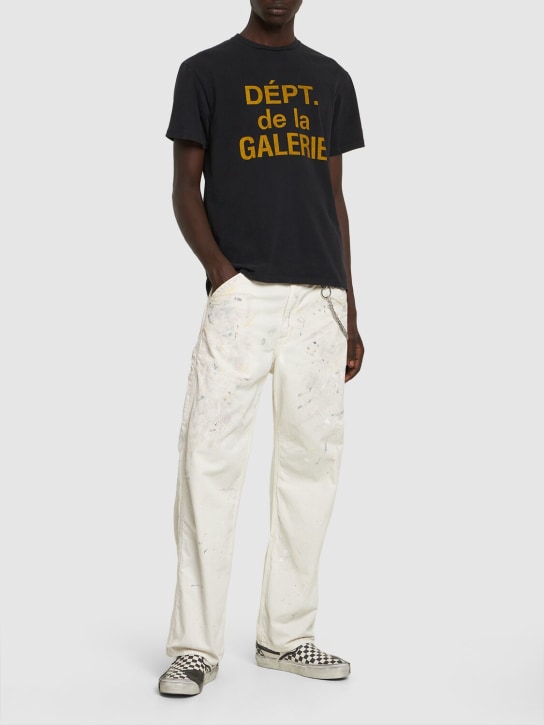 Gallery Dept.: French logo t-shirt - Black - men_1 | Luisa Via Roma