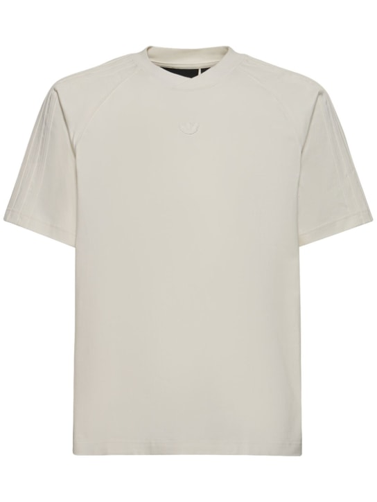 adidas Originals: Essentials cotton t-shirt - White - men_0 | Luisa Via Roma