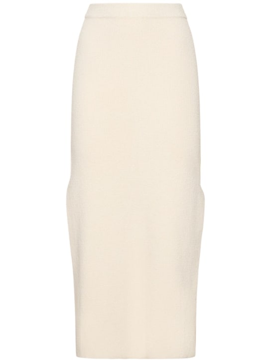 Loulou Studio: Aalis viscose blend skirt - White - women_0 | Luisa Via Roma