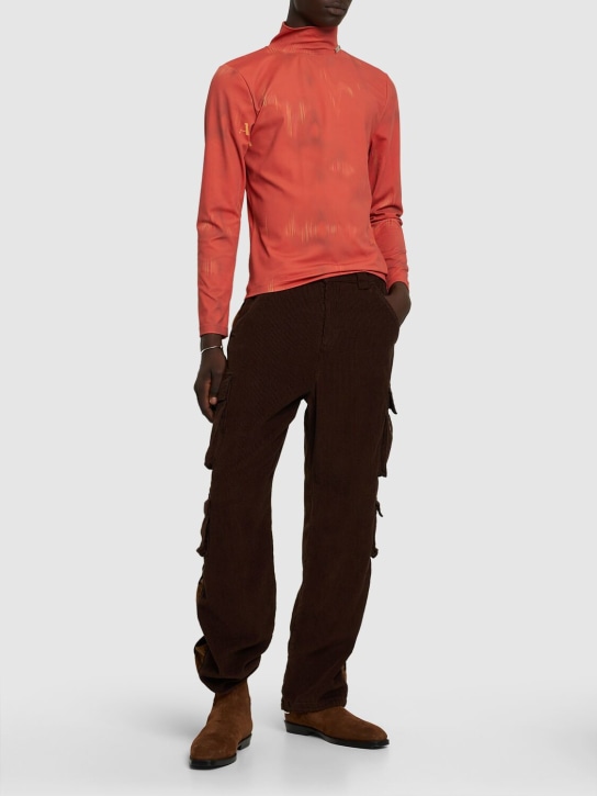 Ahluwalia: Kalonji ロールネックスウェットシャツ - レッド - men_1 | Luisa Via Roma