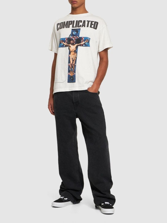 Saint Michael: Complicated 티셔츠 - 화이트 - men_1 | Luisa Via Roma