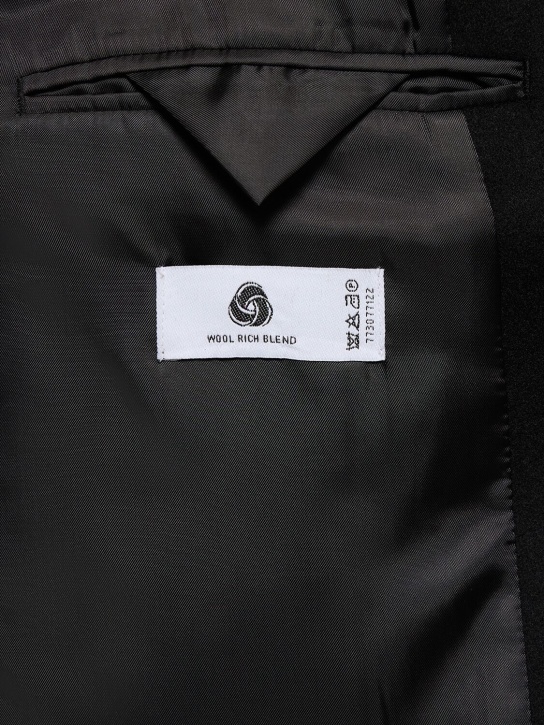 Dunst: 3-button unisex cashmere coat - Black - men_5 | Luisa Via Roma