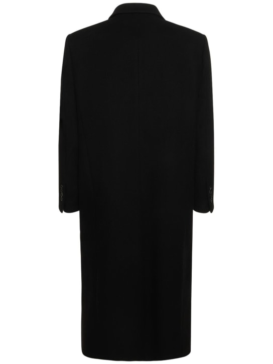 Dunst: 3-button unisex cashmere coat - Black - men_4 | Luisa Via Roma