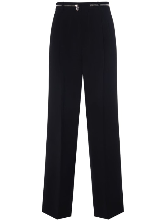 Dsquared2: Icon New Orleans crepe cady pants - Siyah - men_0 | Luisa Via Roma
