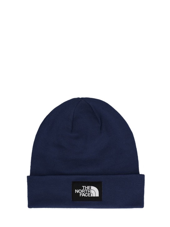 The North Face: Dock worker beanie - Blue - women_0 | Luisa Via Roma