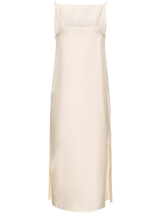 Loulou Studio: Sulum silk midi dress - Pink - women_3 | Luisa Via Roma