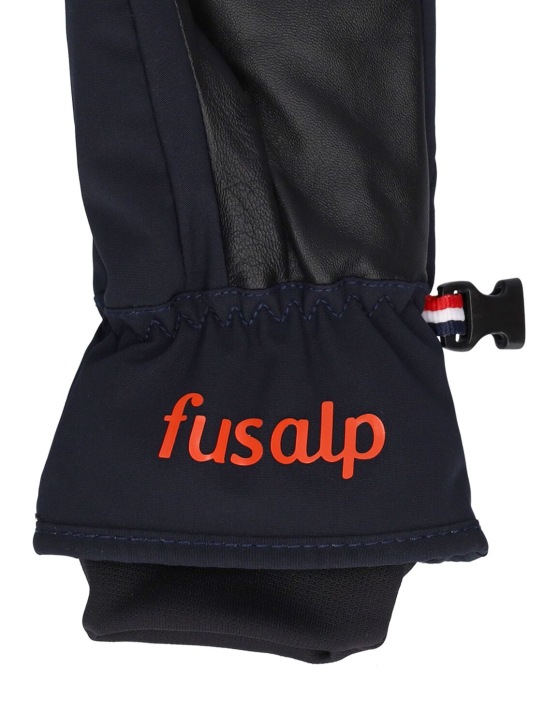 Fusalp: 尼龙滑雪手套 - 蓝色/红色 - kids-boys_1 | Luisa Via Roma